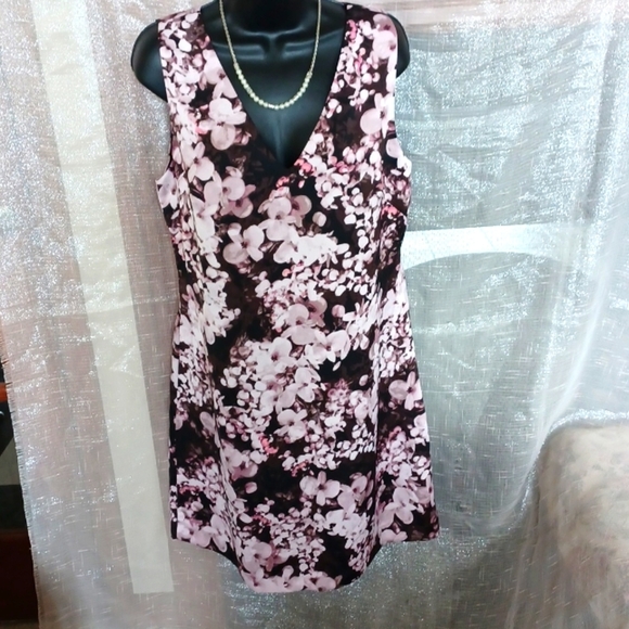 BANANA REPUBLIC WOMEN'S FLORAL SHIFT DRESS - Picture 1 of 4